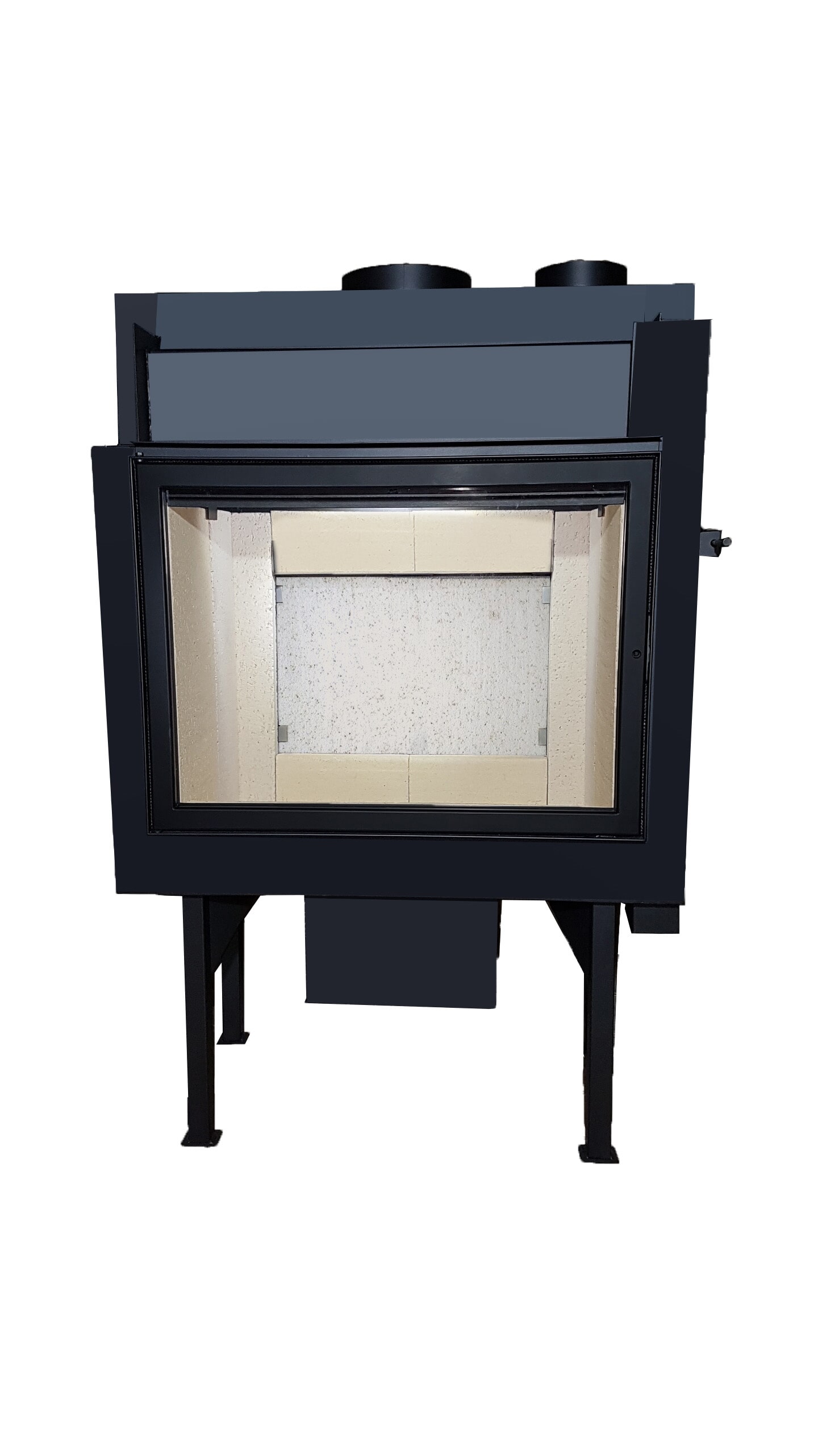 Teplovzdušná krbová vložka se zadním přikládáním AERON